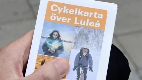 KARTA. Luleå kommun har kommit ut med en liten fickcykelkarta som visar de olika cykelstråken i Luleå stad.