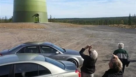 SPF Pärlan har besökt Markbygdens vindkraftpark.