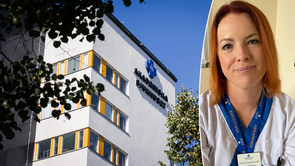 Lena Mattsson är avdelningschef på Akademiska sjukhuset i Uppsala.