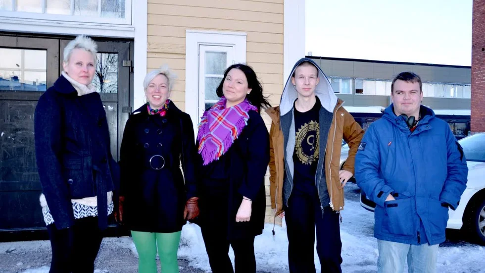 För alla. Annika Pääkkölä, Pernilla Fagerlönn, Susanna Israelsson, Magnus Tornberg och Rasmus Holmgren vill ha ett Gällivare för alla.