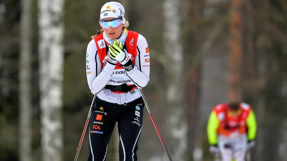 Hopp. Sveriges största namn i sprinten är Stina Nilsson. Hon har flera pallplaceringar i världscupen i bagaget.