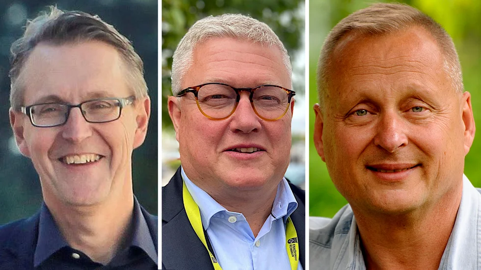 Anders Wikman (NE), Peter Book (M) och Lars Wistedt (SD).