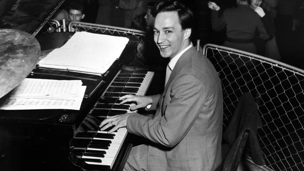 Året var 1956. Leif Kronlund med sin orkester på Skansens dansbana.