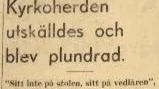Några rubriker ur PT som visade på den tyska upptrappningen i grannlandet Norge under krigsåren.