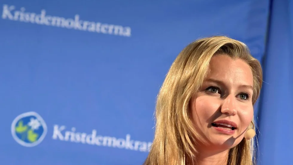 ALMEDALEN. Under onsdagen stod KD-ledaren Ebba Busch Thor i fokus för massmediernas intresse under politikerveckan i Visby.