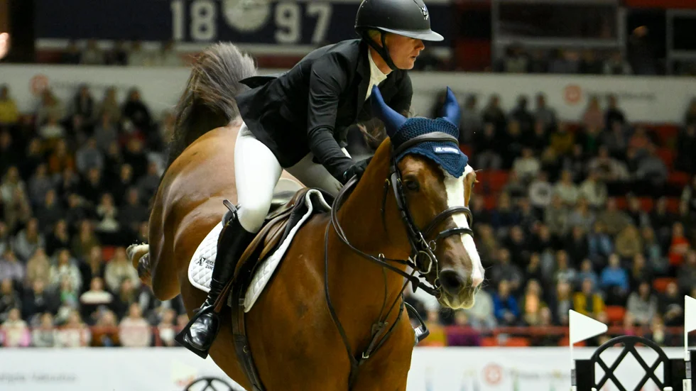 Angelica Augustsson Zanotelli på Kalinka van de Nechtegaele i Helsingfors.