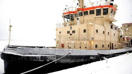 NY I STAN. Från och med denna vinter har isbrytarna fått en förstärkning i sin hemmahamn Luleå. Det är den 47 meter långa, men i sammanhanget korta, Ale som med sin elva man starka besättning ska tillföra isbrytningsstyrka till flottan.