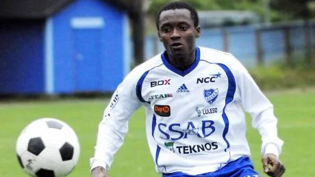kANUS KANON. Maikano ”Kanu” Osman stod för matchens godbit då han klippte in 2–0-målet från 22 meter.