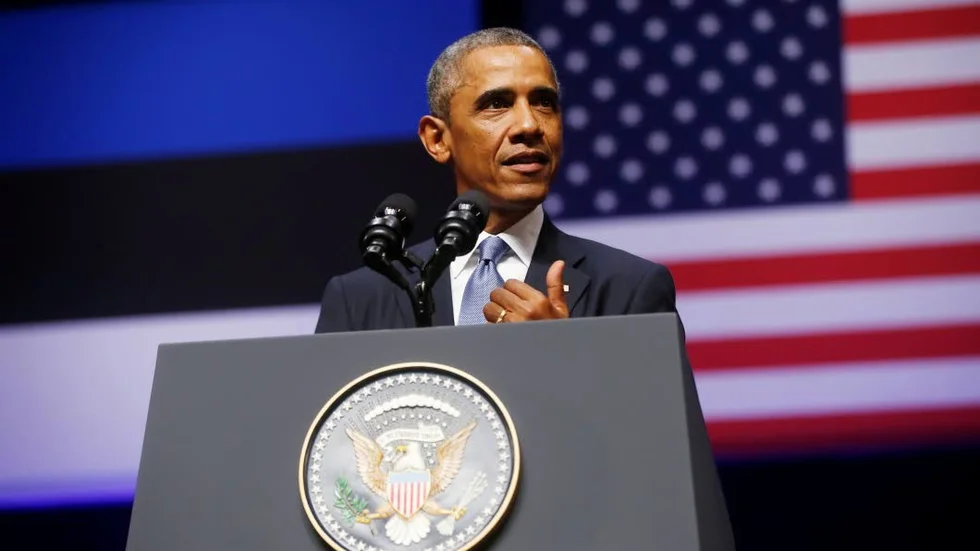 En man för Sverige? USA:s president Barack Obama, företrädande stormakten inom Nato.