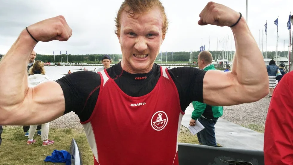 Nya mål. Luleå KK:s Henrik Strand spänner musklerna på nytt i U23-VM i Portugal.