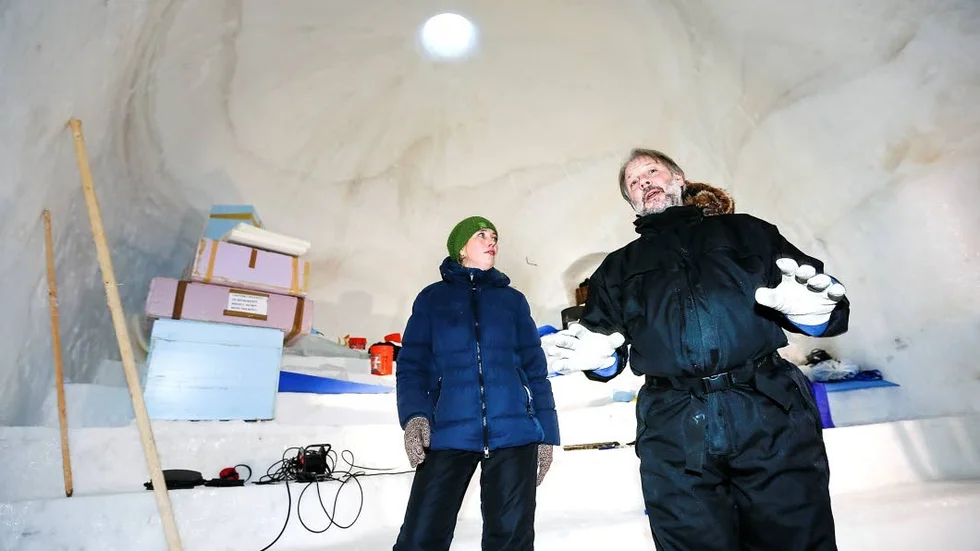 Stöd. Bakom musikprojektet Ice Music i Luleå står makarna Birgitta och Tim Linhart.