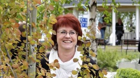 Inga-Maj Larsson som varit en av många som jobbat med projektet Rosviks centrum är nöjd med resultatet.