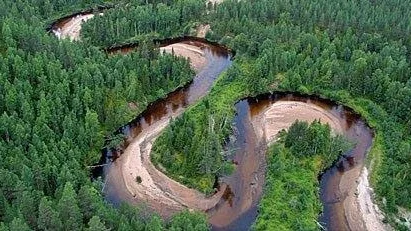 Speciell. Görjeån söder om Vuollerim med sina meanderbågar går i en 50 meter djup ravin. På söndags invigs det nya naturreservatet av landshövdingen.