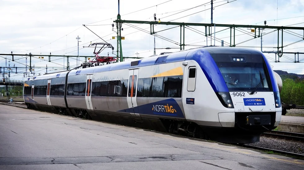 Norrtåg anländer för första gången till Kiruna