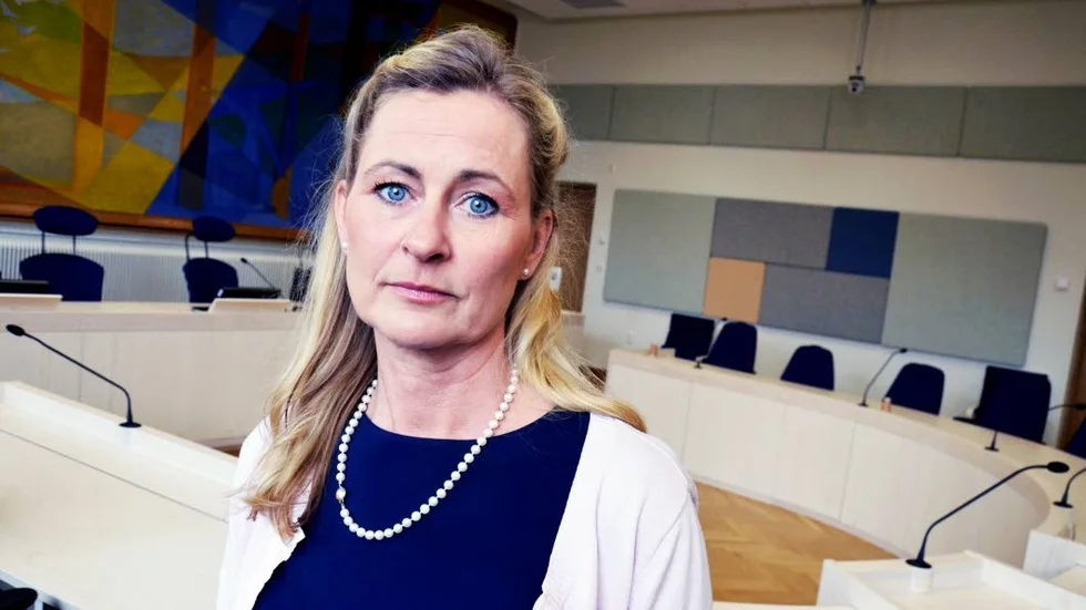 Tråkig statistik. Agneta Karlsson, lagman och chef på Haparanda tingsrätt, förklarar att ett intensivt arbete pågår för minska antalet inställda förhandlingar.