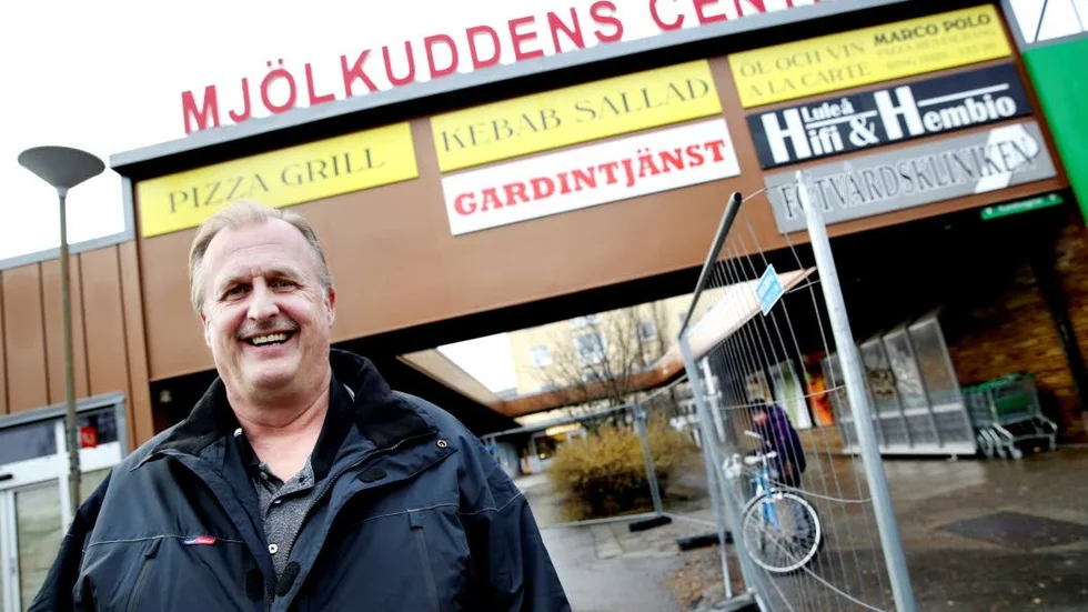 Fullt i centrum. Nu blir det snart nytt liv i Mjölkuddens centrum sedan gymkedjan Fitness24seven skrivit på hyreskontraktet med fastighetsägaren Christer Jonsson.