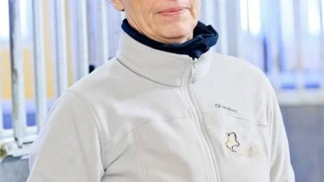 Eva-Lena Wikander Hedman är jättenöjd med den nya ridanläggningen.