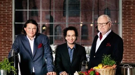 "När de ringde och frågade så sade jag att jag självklart är med om Leif och Per är med, och jag tror att alla svarade samma sak. Om vi gör det här tillsammans så gör vi det gärna igen", säger Markus Aujalay. Från vänster: Per Morberg, Markus Aujalay och Leif Mannerström.