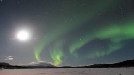 Norrsken och månsken.