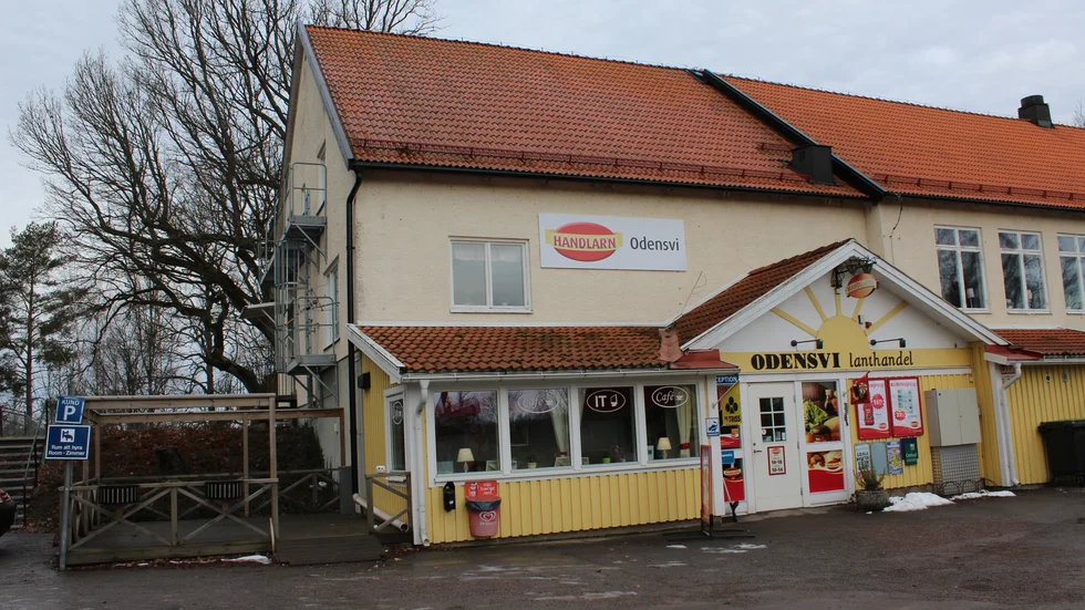 Odensvi lanthandel fick påhälsning av tjuvar.