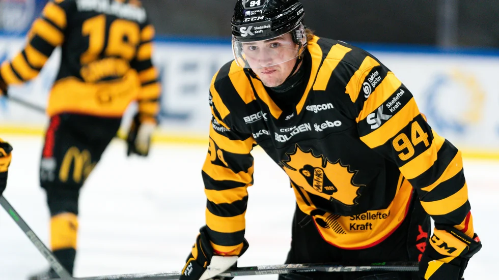 "Vi lägger mycket tid i ishallen, så det var skönt att få komma bort lite”, säger Linus Karlsson, som är full av energi inför årets sista match.