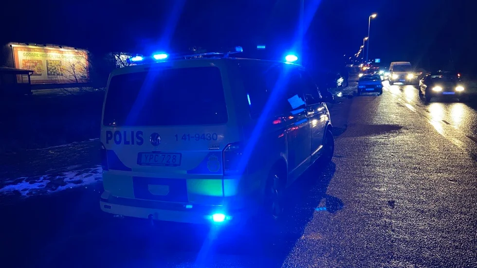 Polisen fick rycka ut på en trafikolycka i Nyköping på torsdagseftermiddagen.
