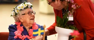 100 åriga Karin fick fin överraskning