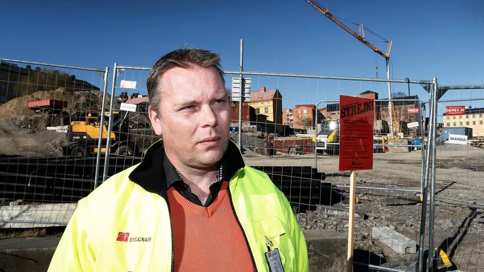 Magnus Cato. Ordförande för Byggnads Öst.