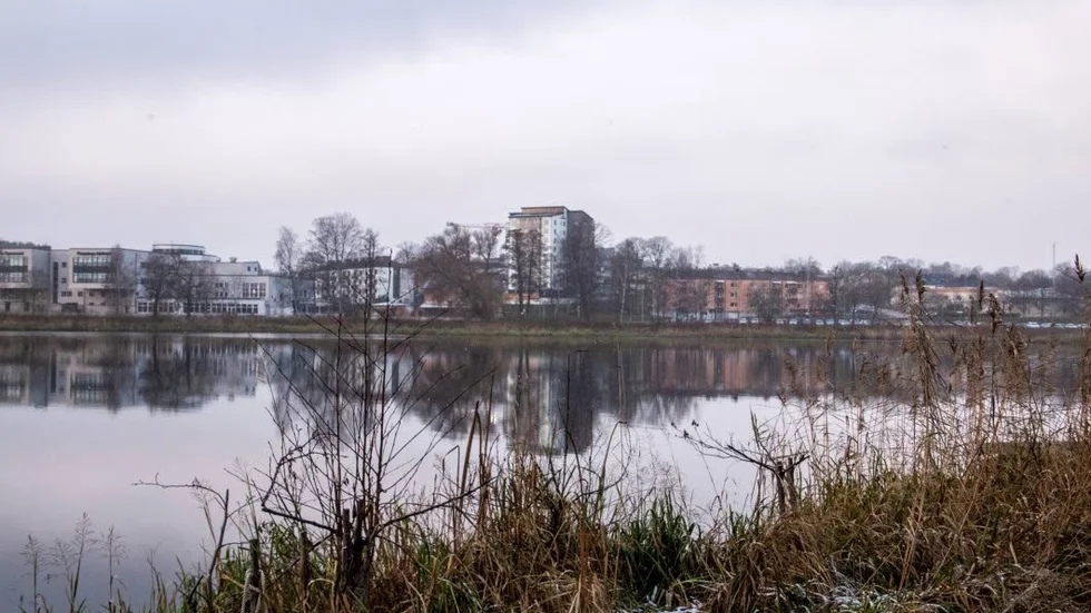 I novemberdiset kanske inte en småbåtshamn är det första man tänker på men det finns många önskemål om en sådan. Bilden tagen från de bryggor som finns på motsatta sidan, från bland annat CNG räknat.