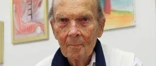 Sören, 87, visar sin konst
