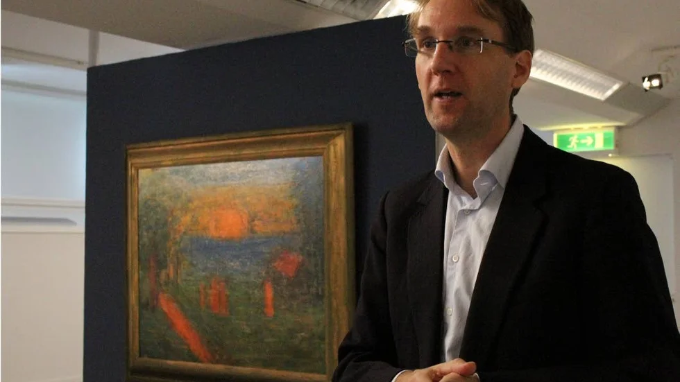 Ny utställning. Intendent Marin Sundberg utgår från Konstmuseets viktiga år 1946 i den nya utställningen "Dystopi", då bland annat Cal Kylbergs målning "Solnedgång vid havet" ställdes ut i den nya byggnaden - och möttes av kommentaren: Öh, det är en atombomb!".
