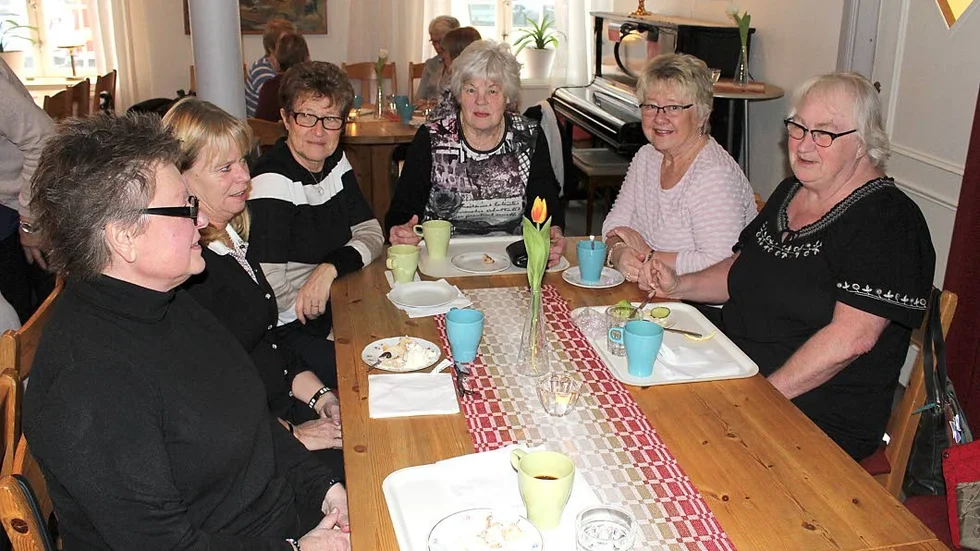 Hjälpmedel. Harriet Gustavsson (i mitten) skulle uppskatta om det exempelvis fanns rollatorer att låna på Vrinnevisjukhuset. Väninnorna från tiden på Televerket håller med.