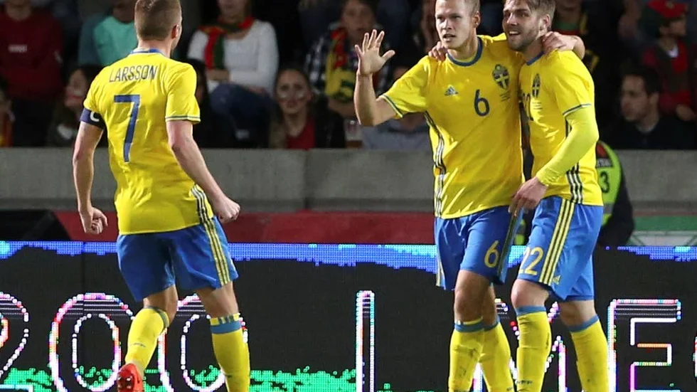 Startman. Christoffer Nyman fick chansen från start i Sveriges träningslandskamp mot Portugal i tisdags och spelade fram till ett av målen i 3–2-segern.