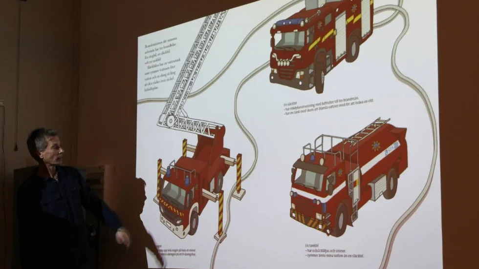 Bilderboken. "Bojan och brandbilen" kom ut förra hösten.