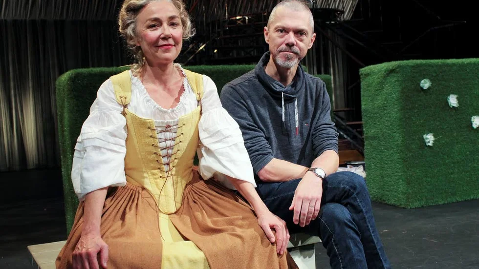 Samarbete. Nina Jemth och regissören Pelle Öhlund står för idé och manusbearbetning.