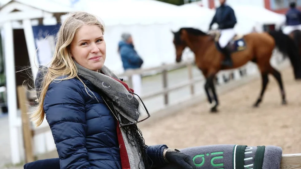 Klar. Emma Falk slutade tvåa i kvalet till Gothenburg Horse Show.