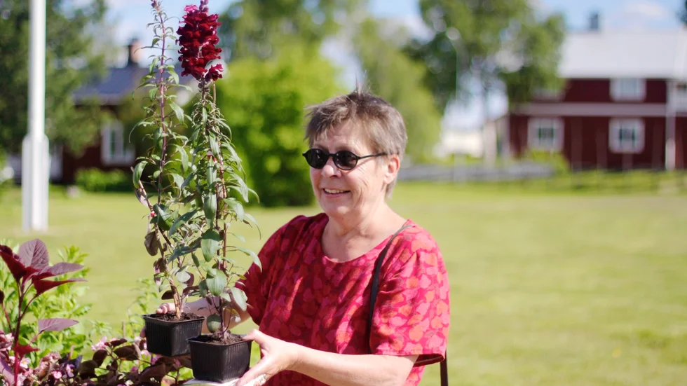 Marianne Grahn gjorde många fynd under dagen.