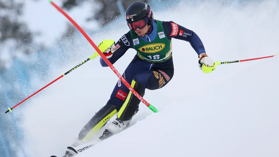 Anna Swenn-Larsson i comebacken i Levi.