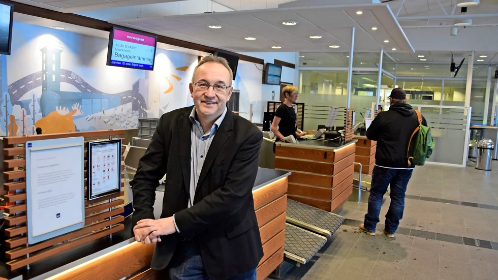 Robert Lindberg, chef Skellefteå Airport.