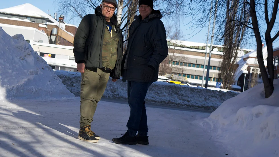 Peter Eriksson och Magnus Hammega är starkt oroade över utvecklingen kring droger i Skellefteå. De efterlyser samarbete mellan olika aktörer för att stävja problemen. 