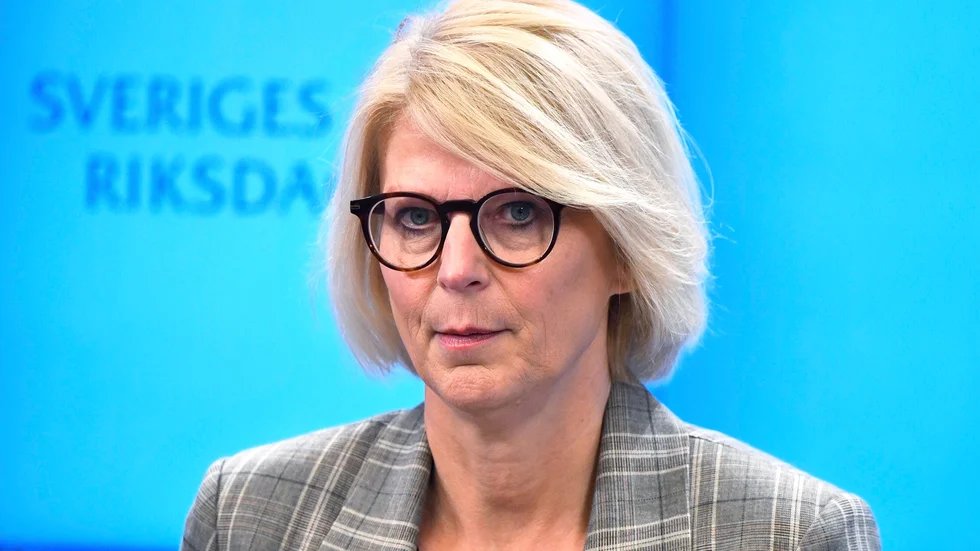 Moderaternas ekonomisk-politiska talesperson Elisabeth Svantesson (M).