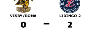 Visby/Roma föll mot Lidingö 2 på hemmaplan