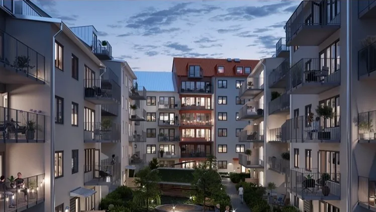 Sandbyhov växer som bostadsområde. 