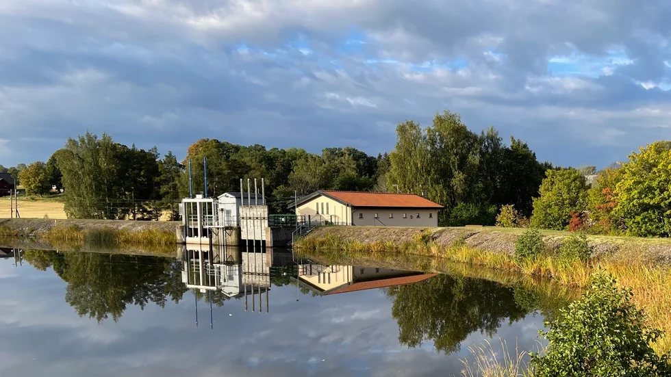 Vattenkraftstationen i Viggeby i Söderköpings kommun är en av de stationer som Tekniska verken har sålt.