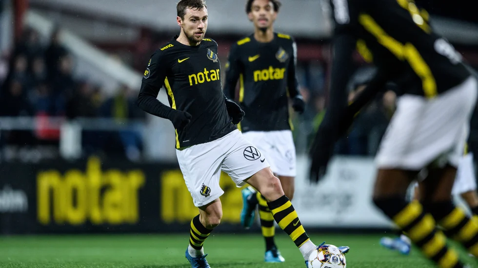 Filip Rogic i en träningsmatch mot Sollentuna tidigare i januari 2022. 