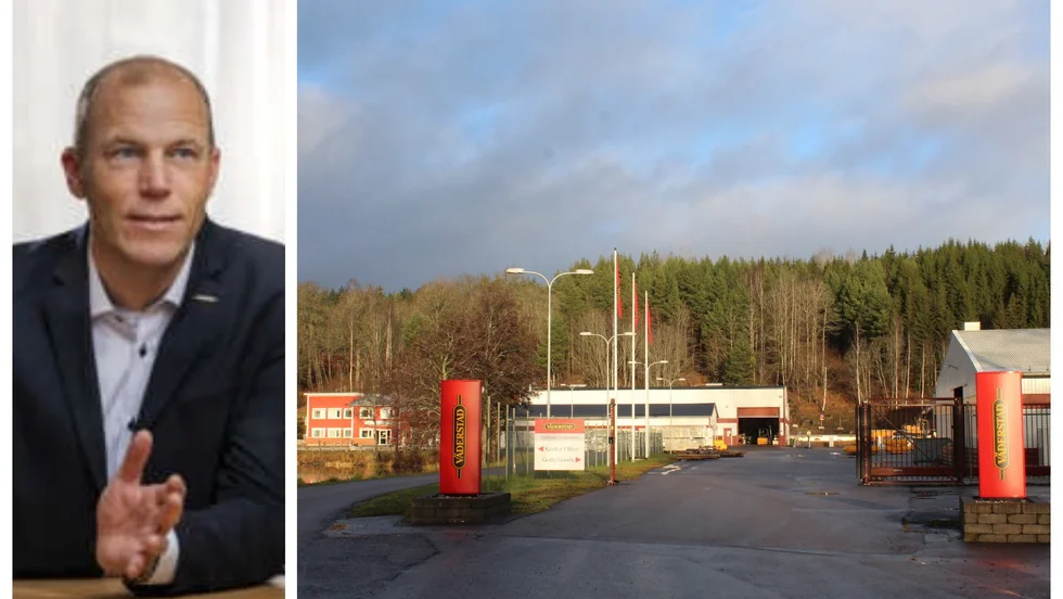 Väderstad Components i Överum samt Mattias Hovnert, global sälj- och marknadschef, Väderstad AB