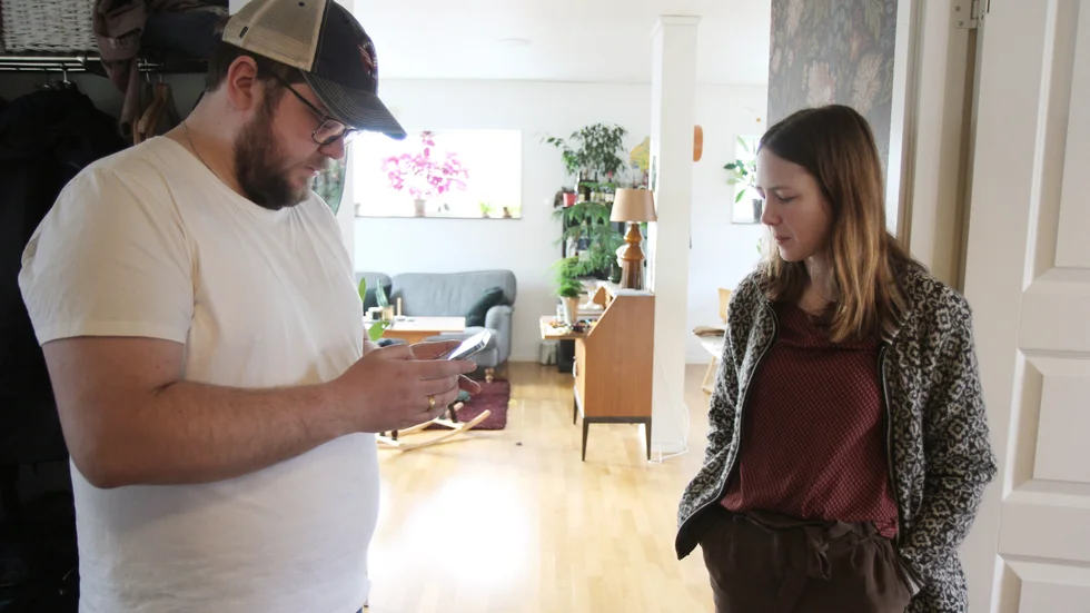 Paret Oscar Kööhler och Sofia Tidblad planerar redan för fler solceller och större batterier.