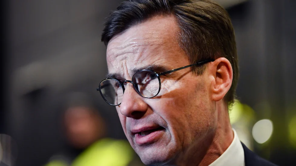 Moderaternas partiledare Ulf Kristersson ger en arbetsgrupp uppdraget att lista regler och lagar som måste ändras för att bädda för ny kärnkraft vid en valseger för M. Arkivbild.