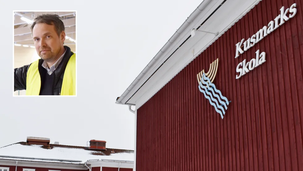 Fredrik Nilsson och Kusmarks skola. Arkivbilder. 