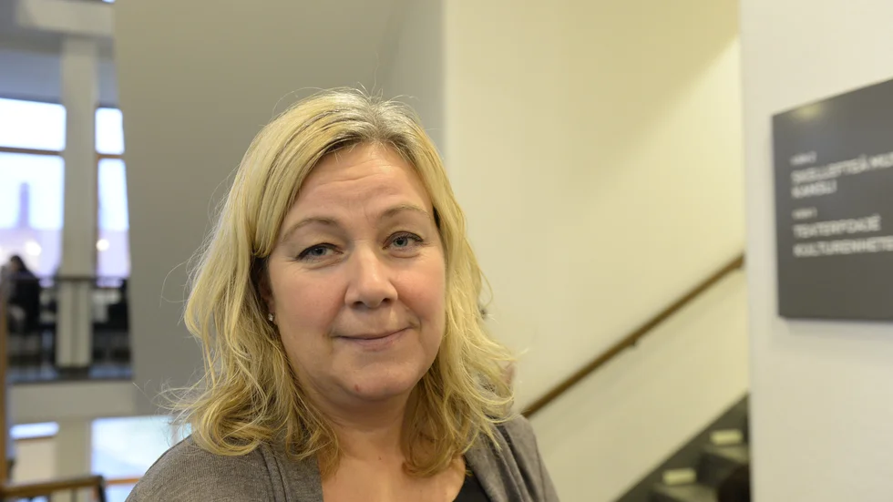 Anneli Sjödin. "Jag är kollega med Lina så det var väl samma sak. Jag har aldrig varit på Psykeveckan tidigare men jag är nöjd hittills."